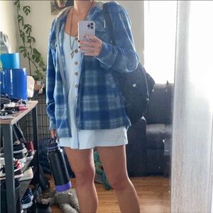 Quicksilver zip up flannel